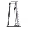 Smith machine half rack