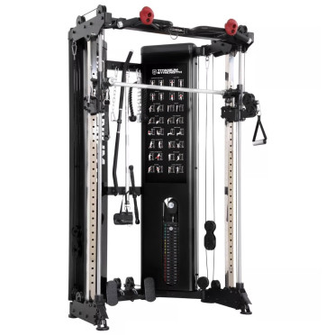 Smith machine avec double poulie réglable