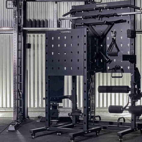 Base compacte pour accessoires fitness