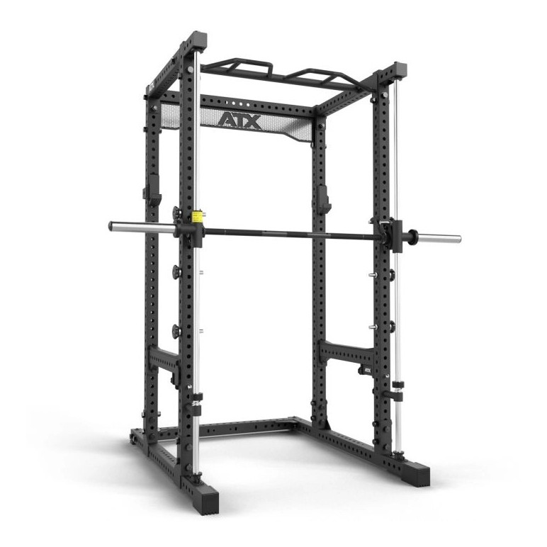 Power rack ATX pour musculation complète
avec barre guidée