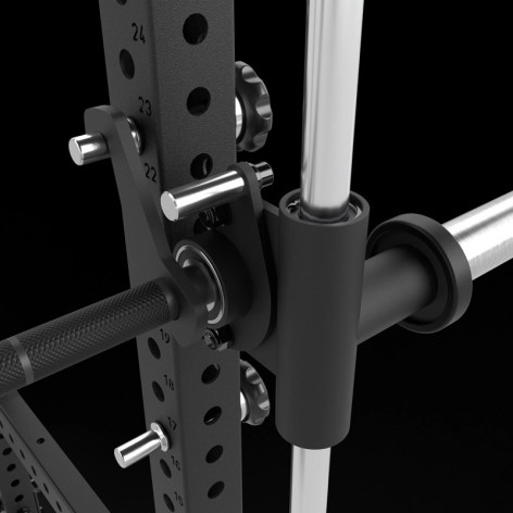 Cage de squat avec étagères de sécurité