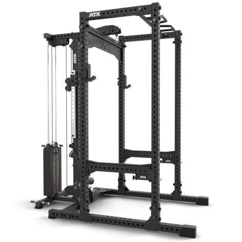 Rack de squat stable adapté à un usage studio