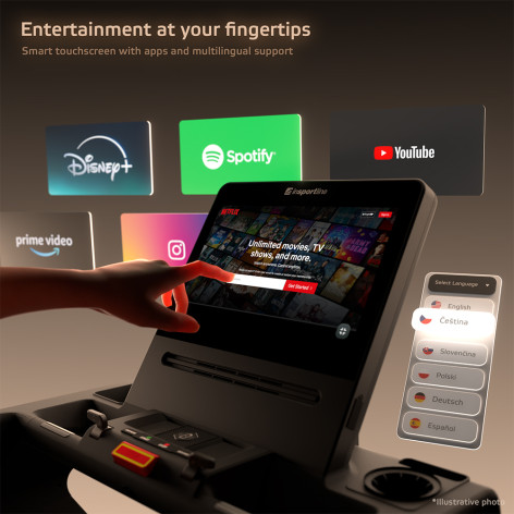 Tapis roulant pour entraînements fractionnés