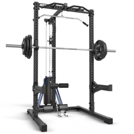 Half rack avec poulie à charge guidée