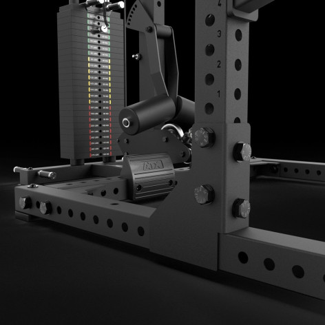 Demi rack poulie intégrée