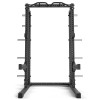 Demi rack de musculation avec 10 broches de rangement pour disques