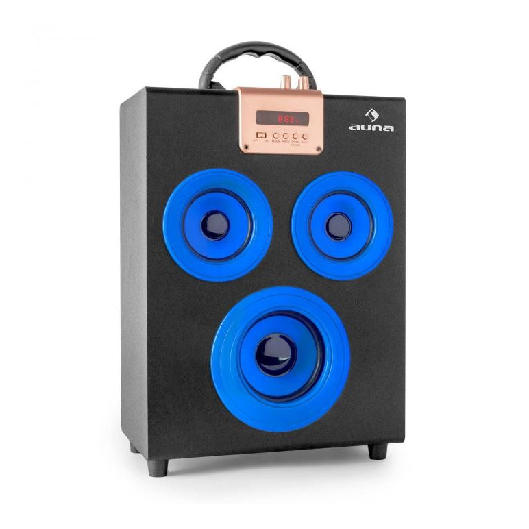 Enceinte mobile Bluetooth USB SD télécommandée à batterie