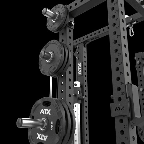 Demi-rack avec poulie à charge libre et extension de stockage