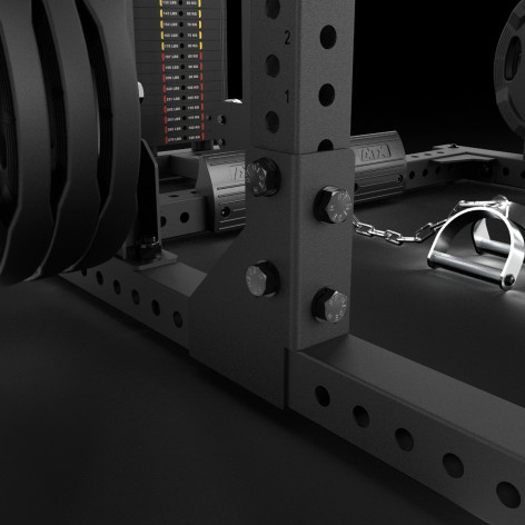 Rack ATX professionnel avec poulie guidée et barre multigrip