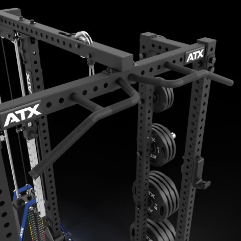 Demi rack ATX avec extension pour poids et poulie à charge guidée