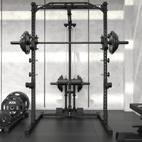 Half Rack ATX Avec Poulie Et Barre Guidée Robuste