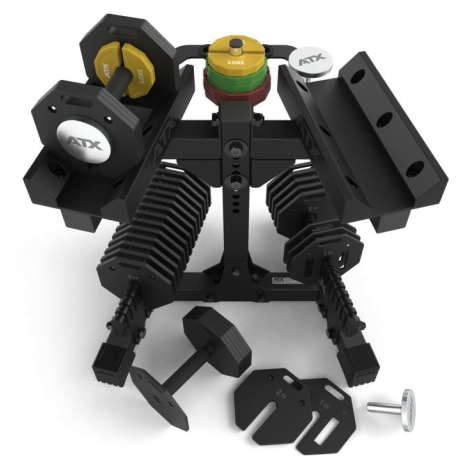 Haltères octogonales ATX pour home gym et salle pro