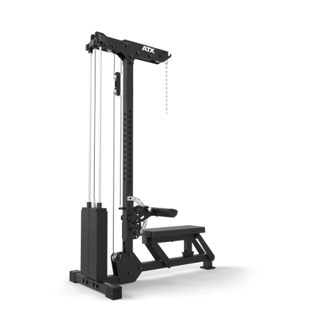 Station lat pull down dual rowing