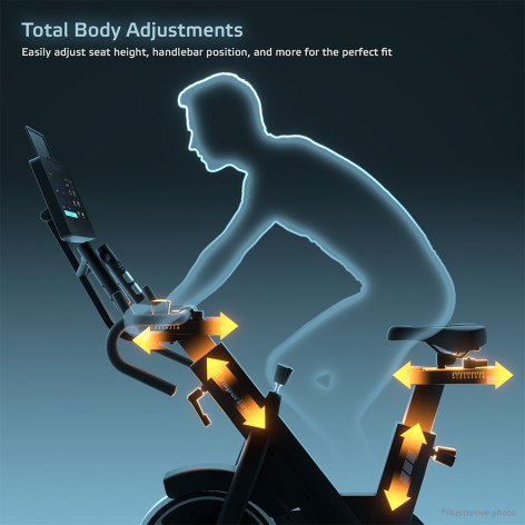 Vélo de cardio réglable