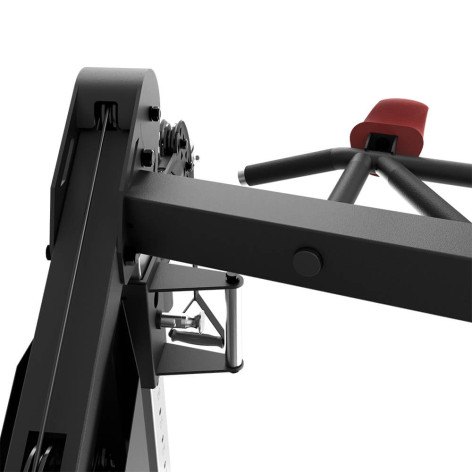 Power rack avec barre de traction multi-grip