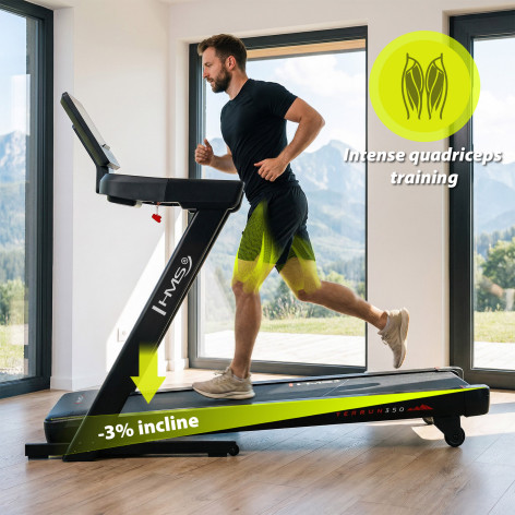 Tapis de cardio déclinable