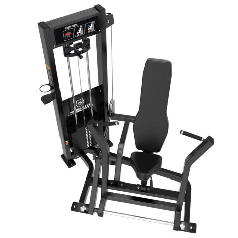 Chest press à sélecteur de poids