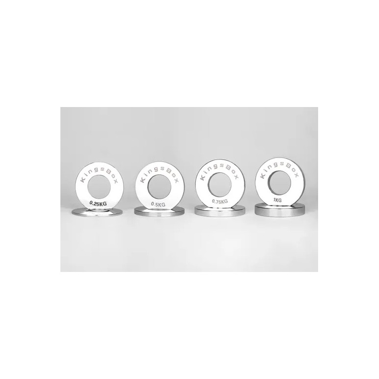 Mini plaques de poids olympiques en acier