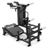 Hack squat machine à charge libre