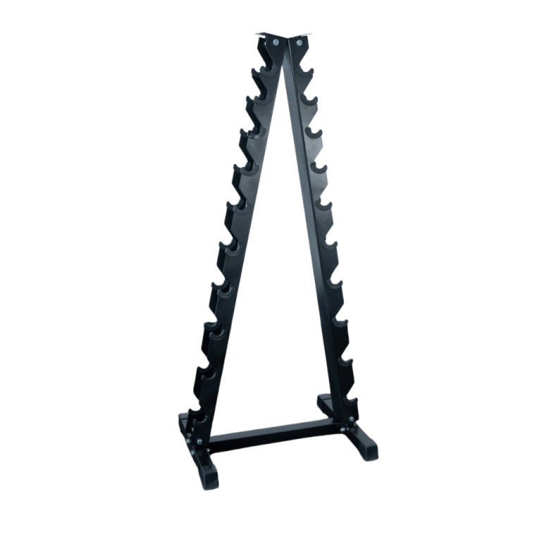 Support à haltères vertical professionnel pour 10 paires