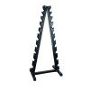 Support à haltères vertical professionnel pour 10 paires