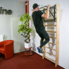 Espalier en bois compatible accessoires fitness et suspension trainer