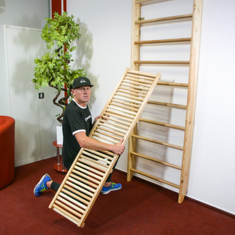 Espalier de fitness en bois massif