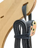 Anneaux de suspension en bois pour home gym et fitness