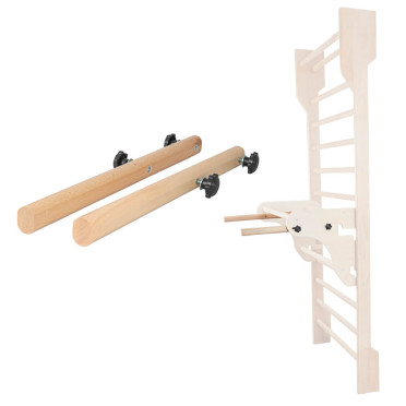 Barres de dips pour espalier mural et home gym