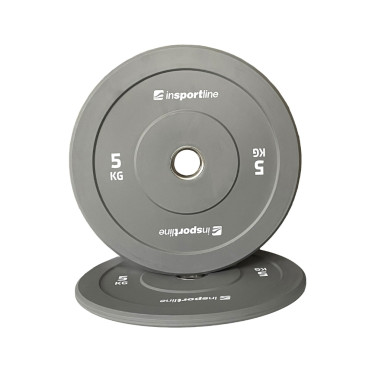 Disques bumper 50 mm en caoutchouc pour musculation