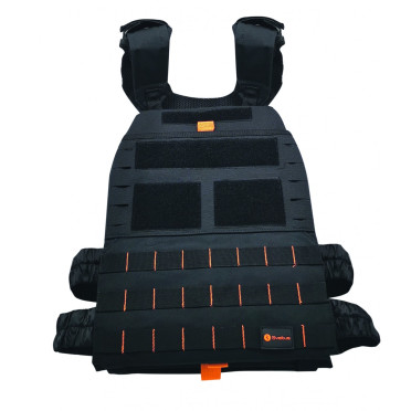 Gilet lesté de musculation professionnel 15 kg ajustable