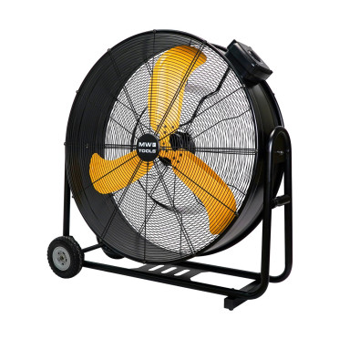 Ventilateur brasseur d’air mobile Ø900 mm à haut débit pour espaces professionnels