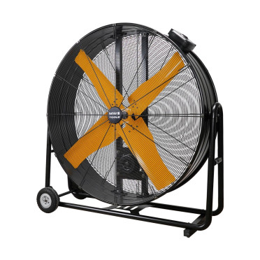 Ventilateur brasseur d’air Ø1200 mm à vitesse variable 350 W pour salle de sport et espaces professionnels