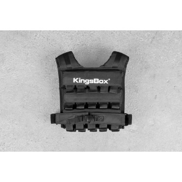 Gilet de lest pour entraînement de musculation cardio et cross-training Max 30 kg - KINGSBOX