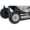 Ventilateur brasseur d'air avec roues de transport