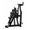 Plate loaded leg curl machine