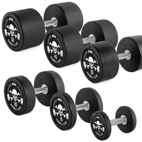 Haltères à une main de 2,5 à 60 kg