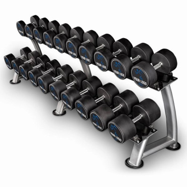 Set d’haltères pour entraînement en salle de sport