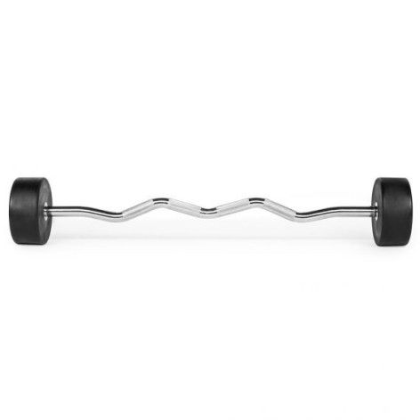 Barre d'haltère pré-chargée de type EZ de qualité professionnelle - 10 à 50 kg - vue 4