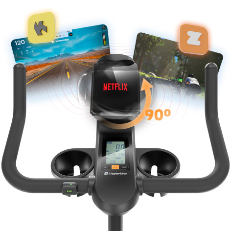 Vélo de sport maison avec position de conduite ergonomique