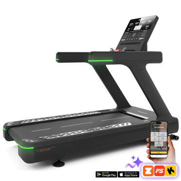 Tapis de course professionnel avec moteur 6 CV