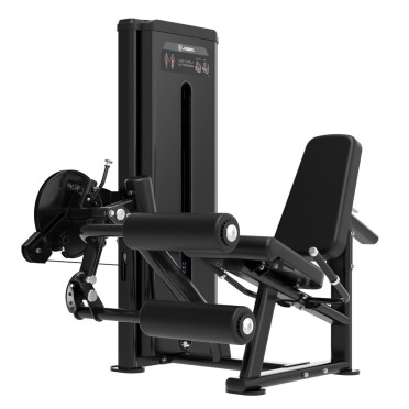 Machine Leg Curl Dual Leg Extension Black Series RX Titanium Strength à charge guidée professionnelle – BSRX-S1