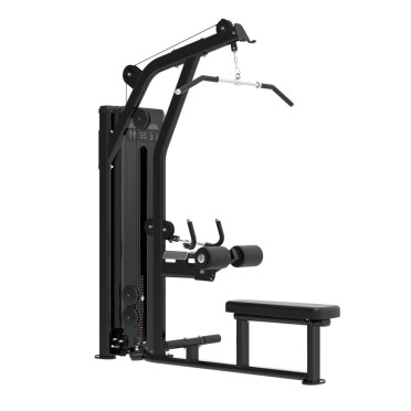 Station Lat Pull Down dual Mid Row Titanium Strength