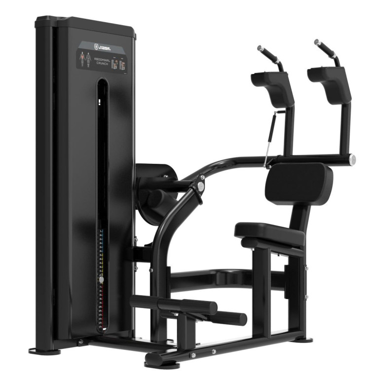Machine Abdos Crunch Black Series RX pour le renforcement des muscles abdominaux.