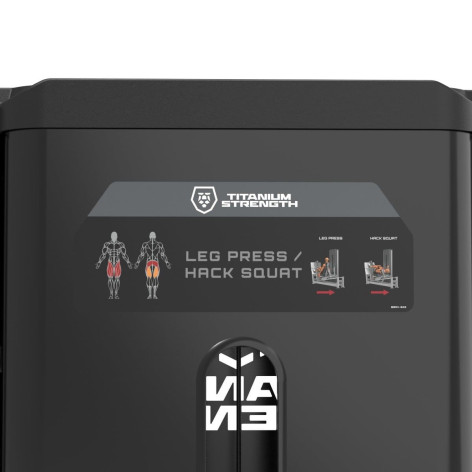 Leg press dual hack squat de qualité professionnelle