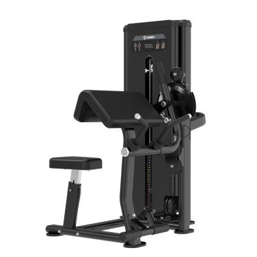 Machine biceps triceps professionnelle à charge guidée