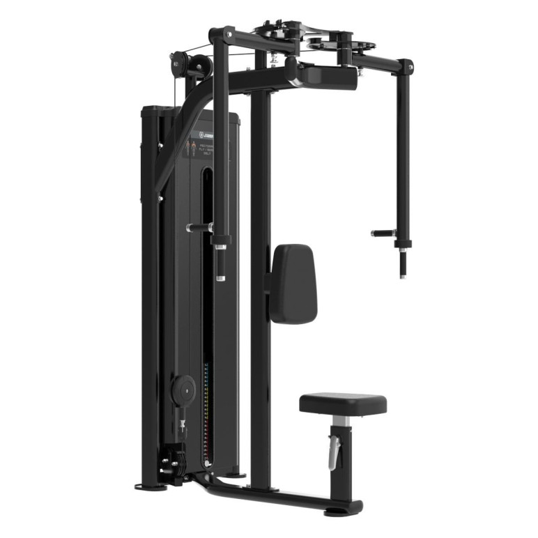 Peck deck dual rear delt station