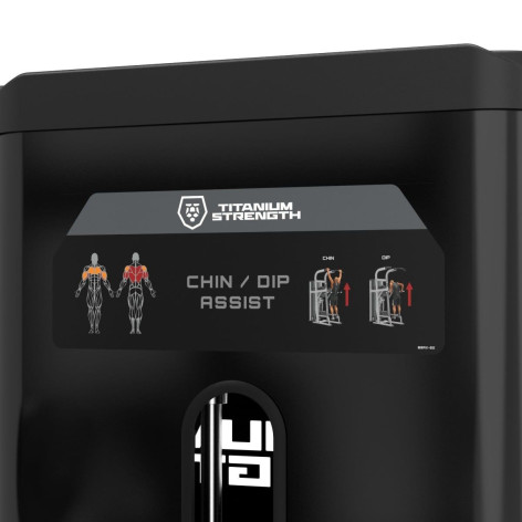 Appareil Dips et tractions assistées titanium Strength