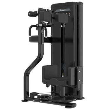 Rotary Torso à charge guidée pour abdominaux et obliques avec support de poitrine ajustable - Titanium Black Series RX BSRX-S16