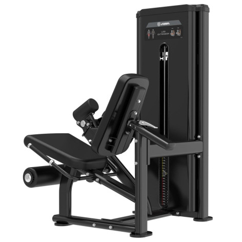 Selectorized leg extension machine